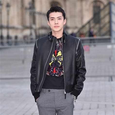 EXO Member Sehun at Louis Vuitton’s Fall 2017 .